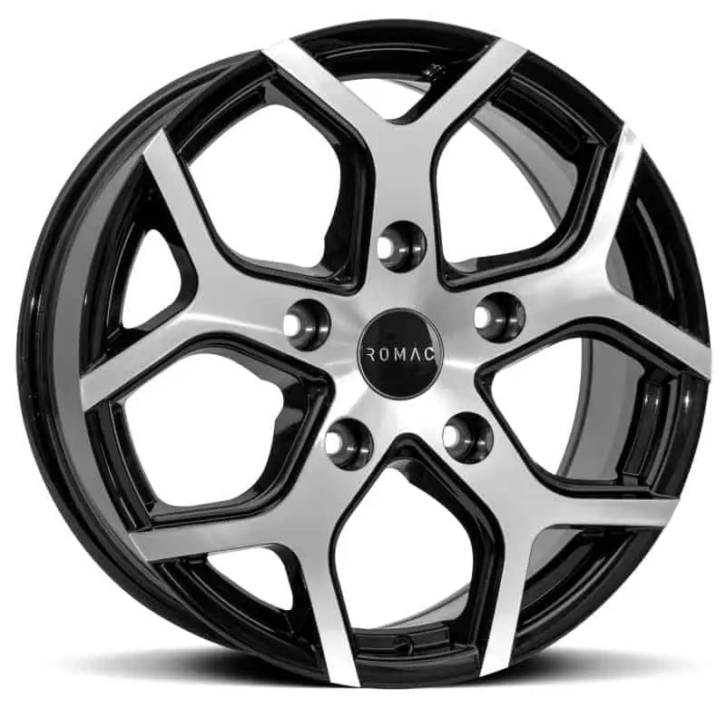 Romac Cobra 7.5x18 Black Polished 4X4